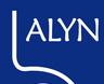Alyn blue with white lines